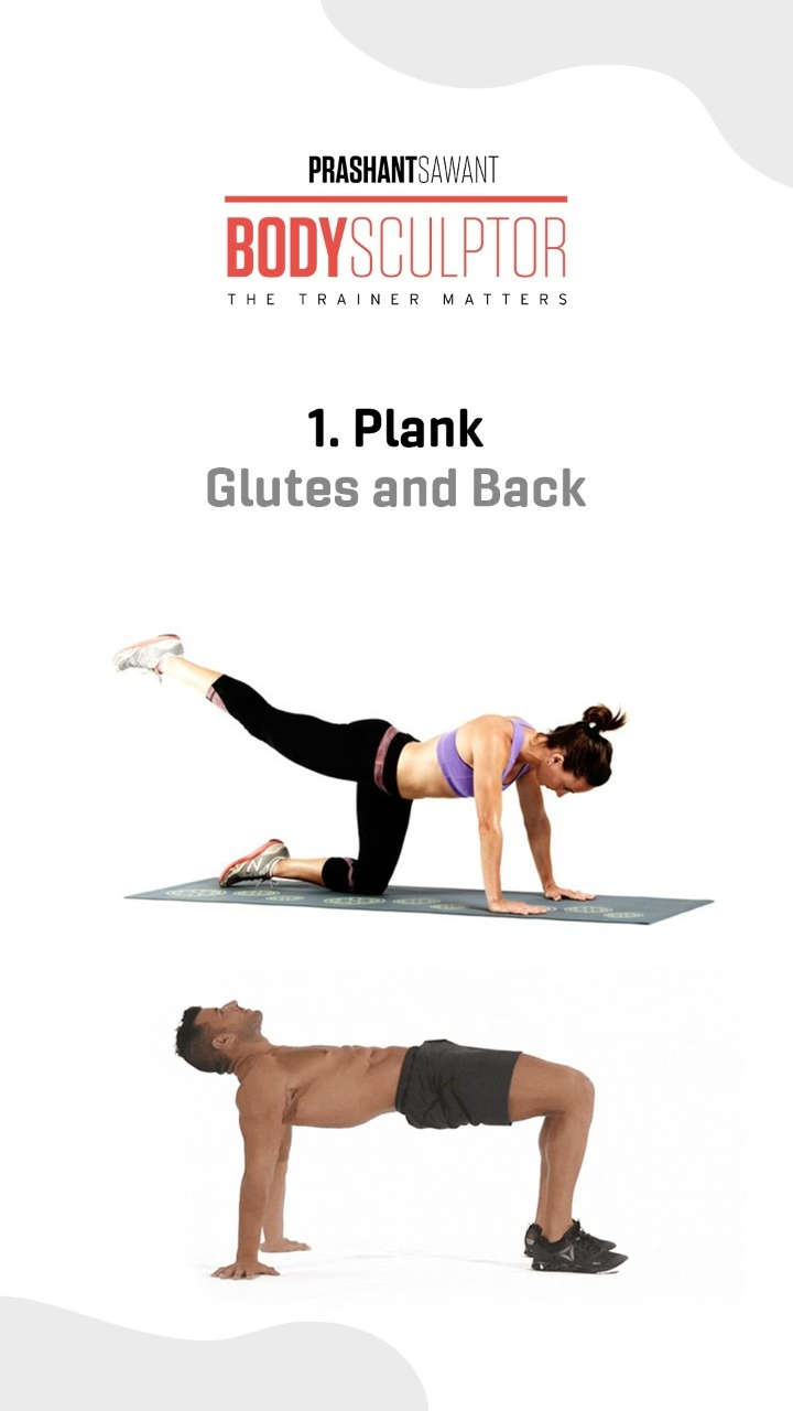 Plank workout tutorial story for Body Sculptor